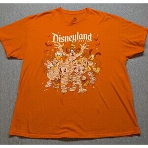 2025 DISNEYLAND HALLOWEEN MUMMY T-SHIRT Size XL MICKEY DONALD GOOFY DAISY CHIP